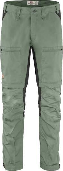 Abisko Lite Trekking Zip-Off Trousers M Long 614-030 - Patina Green-Dark Grey / 32" Waist | 86cm Inseam