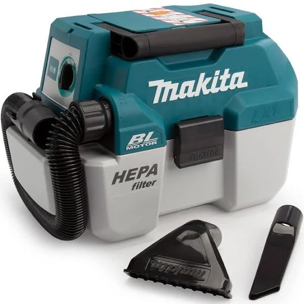 Makita DVC750LZ LXT Brushless Vacuum: 18V Li-Ion, Blue