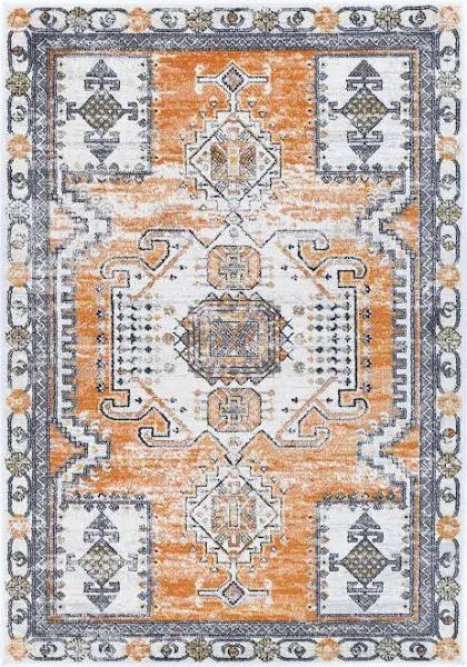 Providence Terracotta Cream Rug, 160x230cm