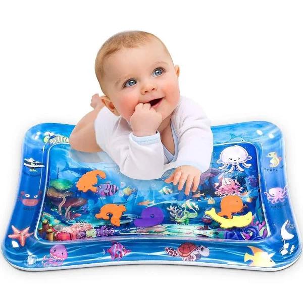 Infinno Inflatable Tummy Time Mat Premium Baby Water Play Mat For Infants and Toddlers Baby Toys For 3 To 24 Months Strengthen Your Baby's Muscles