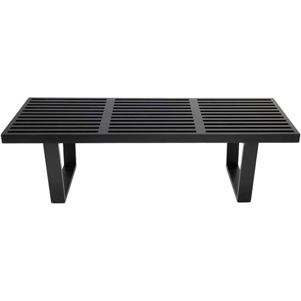 SD House George Nelson Replica Platform Bench 122cm - Black