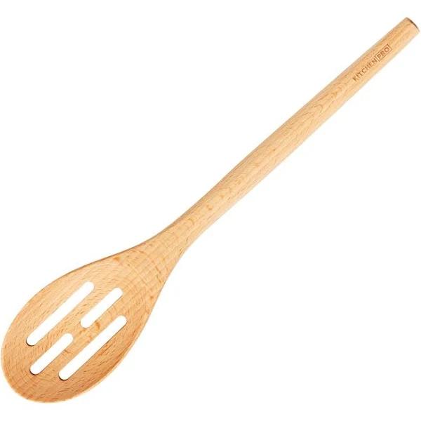 Kitchen Pro Oslo Beech Wood Slotted Spoon