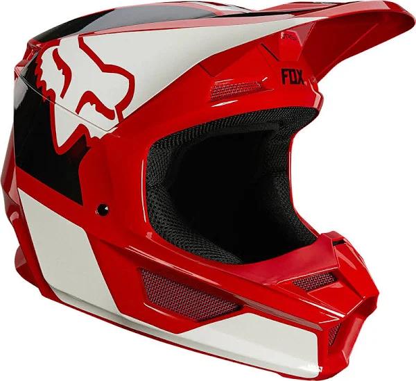 Fox V1 Youth Revn Helmet - Red - M