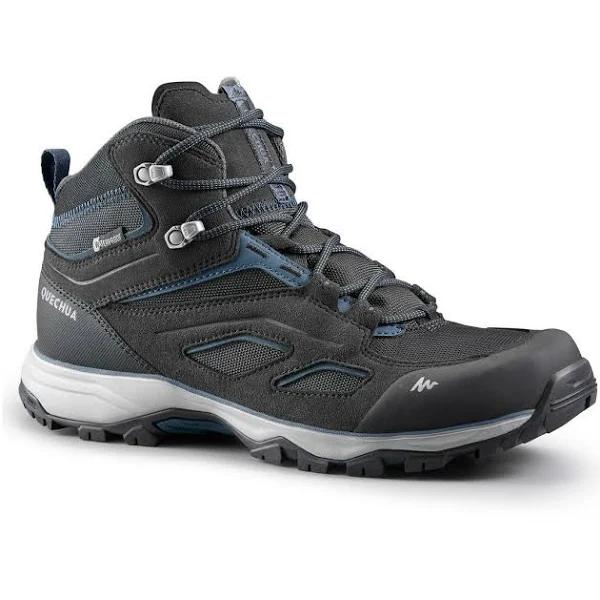 DECATHLON Quechua Mh100 Mid Men's Waterproof Mountain Walking Shoes - Black - EU 44 - AfterPay & zipPay Available