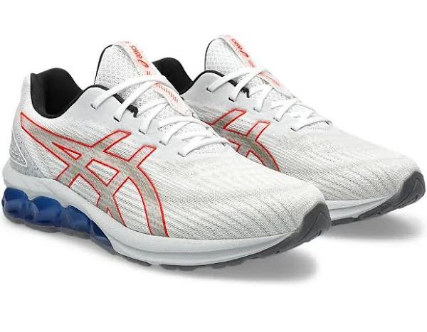 ASICS Men's Gel-Quantum 180 VII - Sportstyle Sneakers - White/Concrete 7.5