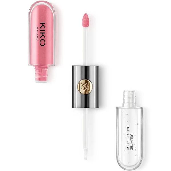 Kiko Milano Unlimited Double Touch 111 | Liquid Lipstick with A Bright Finish in A Two-Step application. Lasts Up to 12 hours. No-Transfer Base Colour