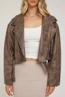 David Jones Lioness Staten Island Jacket in Chocolate, Size XS