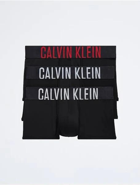 Calvin Klein Intense Power Micro Low Rise Trunks 3 Pack in Black L