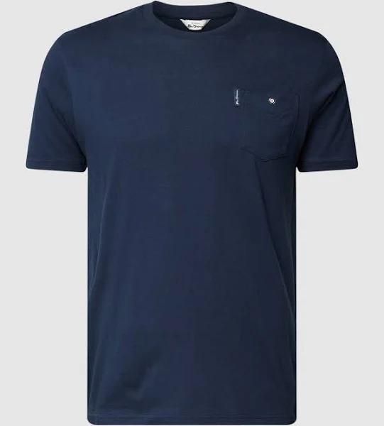 Ben Sherman Signature Tee with Chest Pocket - Dark Navy XL