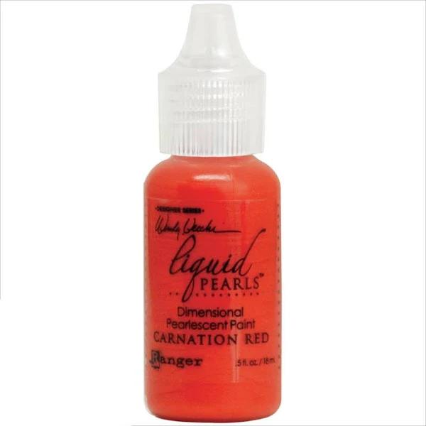 Wendy Vecchi Make Art Liquid Pearls .5oz - Carnation Red