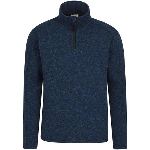 Mountain Warehouse Mens Idris II Half Zip Fleece Top (Navy) (S)