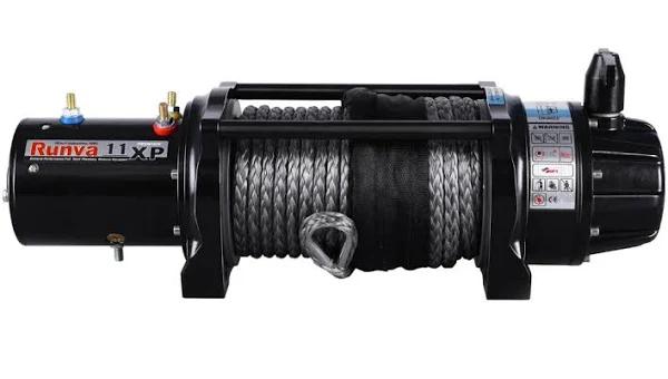 Runva 11XP Premium 12V Winch with Synthetic Rope - 11XPPREMIUM12VD