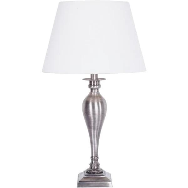 Laleh Table Lamp 50cm | Chrome | Lighting | Early Settler Furniture