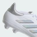 adidas-Copa Pure II League Firm Ground Boots-Unisex-Cloud White / Cloud White / Silver Metallic-M 6 / W 7