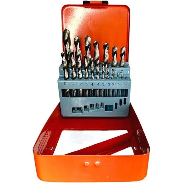 19 Piece HSS Drill Bit Set For Metal, Aluminium & Wood