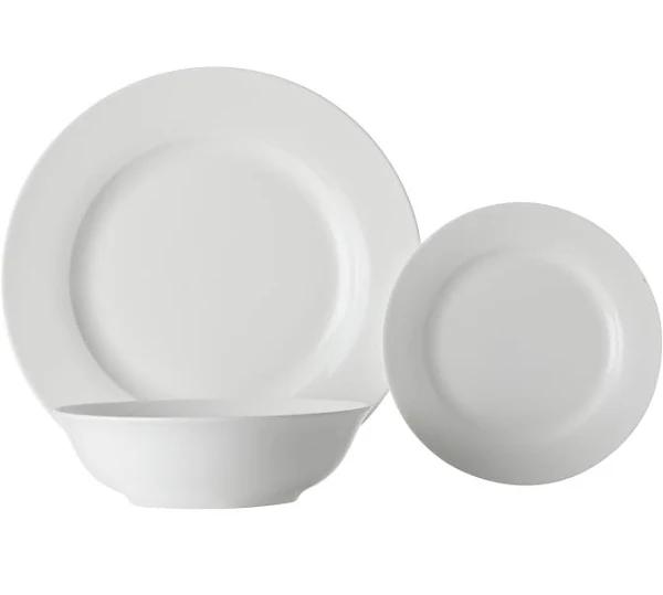 Maxwell & Williams 18-piece White Basics European Rim Dinner Set