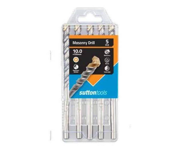 Sutton Tools 6 x 150mm Masonry Drill Set - 5 Pack