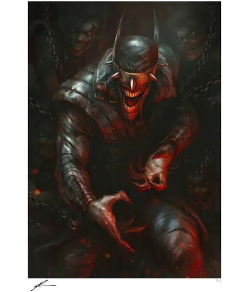 Batman - The Batman Who Laughs Fine Art Print by Richard Luong | Sideshow Collectibles