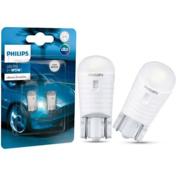 Philips Ultinon Pro3000 Cool White LED W5W 501 (Twin)