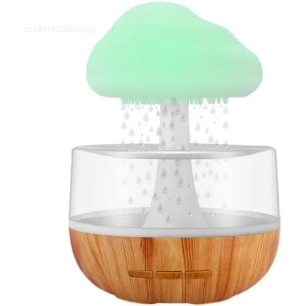 280ml Rain Cloud Humidifier Relaxing Aromatherapy Led USB Diffuser