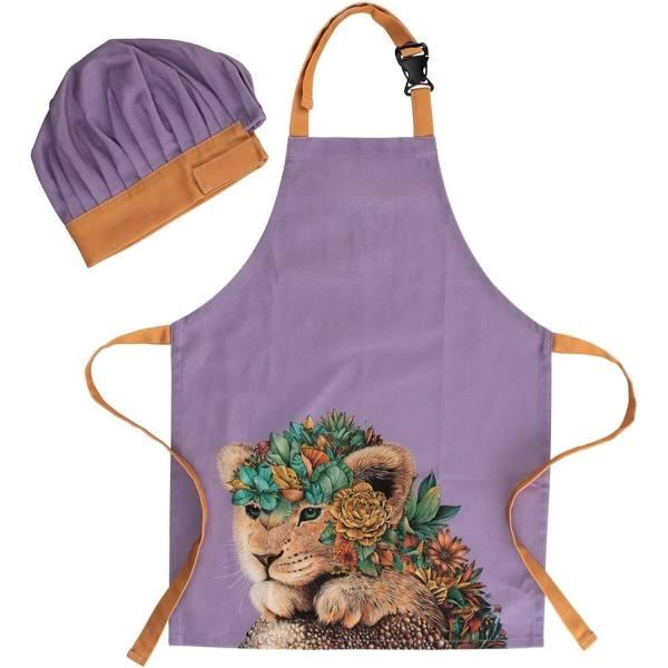 Maxwell & Williams Marini Ferlazzo Wild Planet Kids Apron & Hat Set - Lion