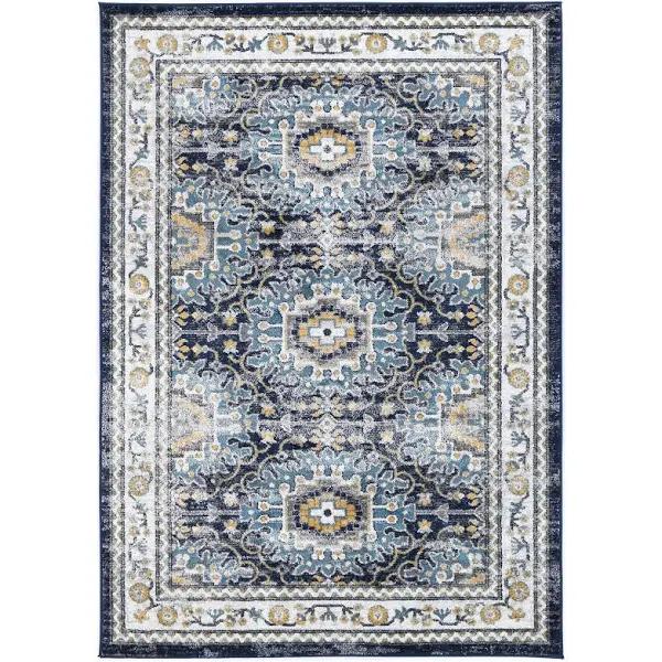 Vintage Rug | Ventoux Navy Multi Traditional Rug 280x380cm