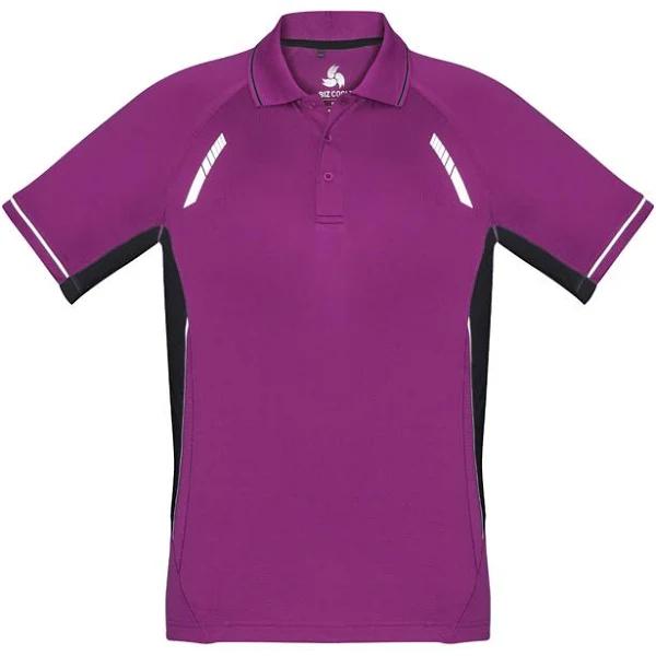 Biz Kids Renegade Polo - P700KS Magenta/Black/Silver / 8