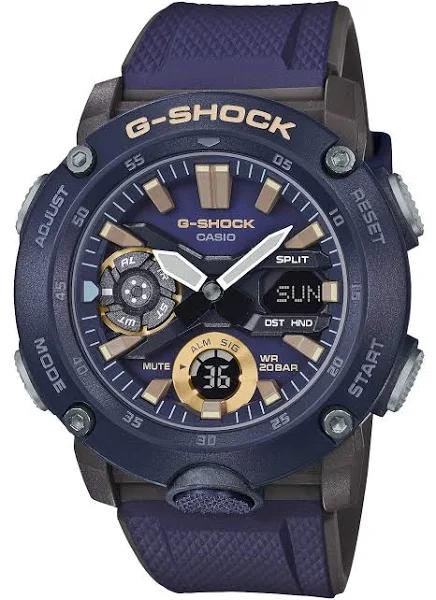 Casio G-Shock Carbon Core Guard Structure GA-2000-2AJF Men's Purple