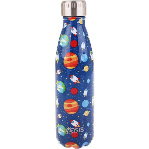 Oasis Double Wall Insulated Drink Bottle 500ml Outer Space