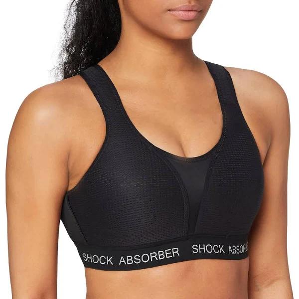 Shock Absorber Ultimate Run Padded Sports Bra - Black