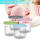 4x Cream Pints Cup Storage Jars For Ninja Creami With Lids Ice Cream Containers