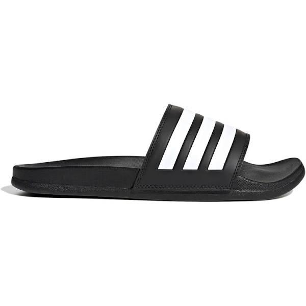 Adidas | Adilette Comfort (Black/White/Black) 11