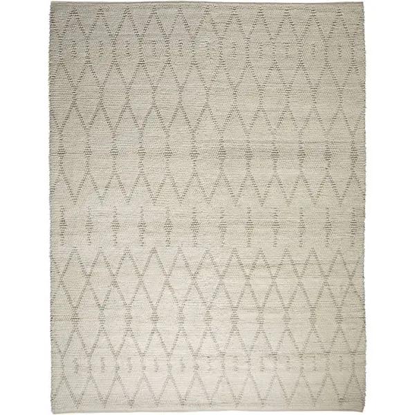 Dale Diamond Hand Loomed Cream Rug 300x240cm | Cream | Rugs | Early Settler Furniture