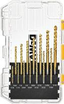 DeWalt DW1361 Titanium Pilot Point Drill Bit Set, 21-Piece