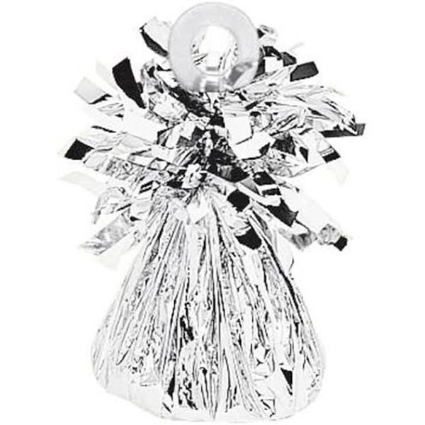 Small Foil Balloon Weight - Silver