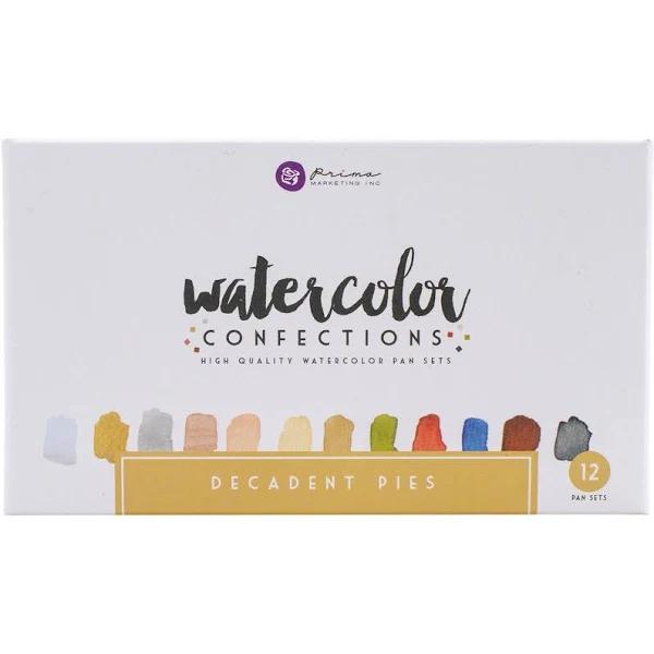 Prima Watercolor Confections Watercolor Pans - Decadent Pies