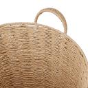 Kmart Round Herringbone Paper Rope Basket in Natural