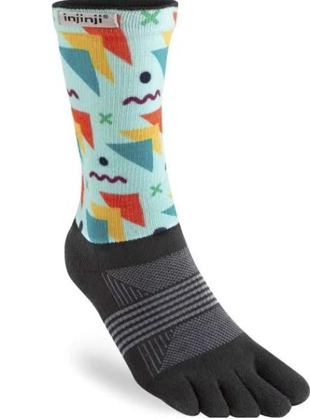 Injinji Spectrum Trail Midweight Crew Womens Running Socks - Legend - XS/S