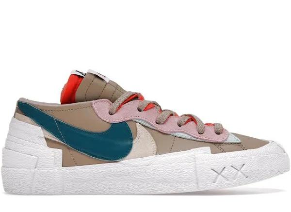 Nike KAWS x SACAI x Blazer Low 'REED' Sneakers | Tan | Men's Size 11.5