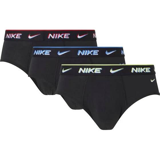 Nike 0000ke1006 Slips 3 Units Black M Man 0000KE1006-BAV-M