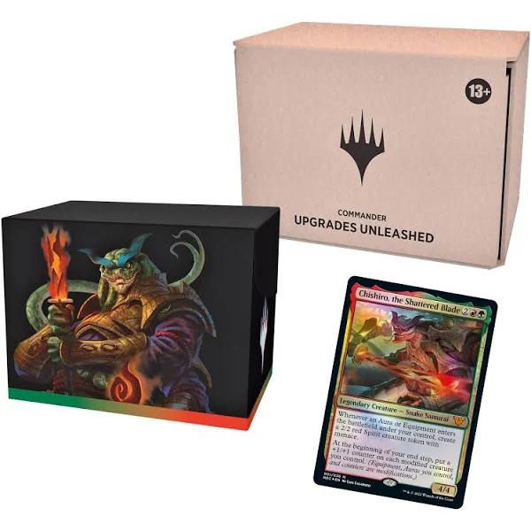 Magic The Gathering Kamigawa: Neon Dynasty Commander Deck – Upgrades Unleashed | Minimal Packaging Version, D02550000