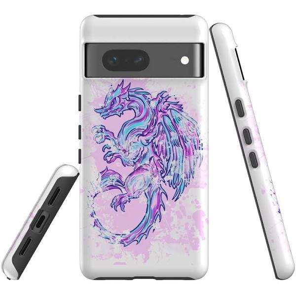 For Google Pixel 7 Case Tough Protective Cover Dragon