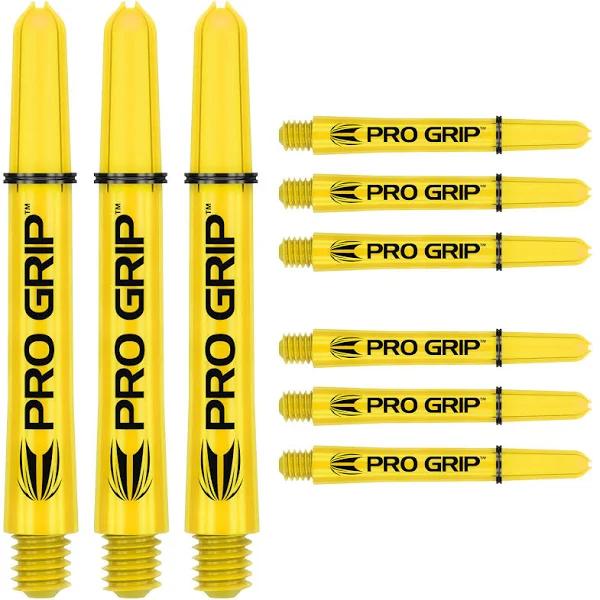 Target Pro Grip 3 Set Yellow Darts Shafts