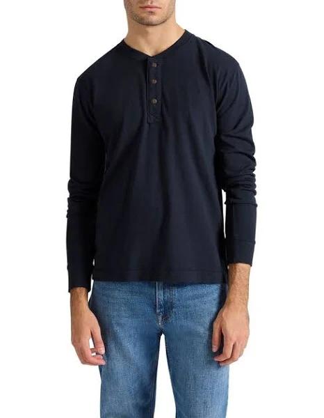 Marcs Men Justin Henley Top in Navy, Size XXL