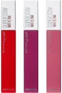 Maybelline New York NY Minute SuperStay Matte Ink Liquid Lipstick 3 Piece Gift