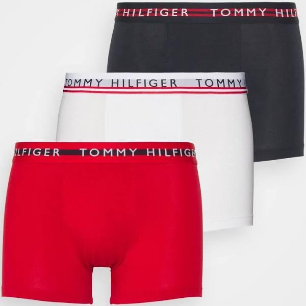 Tommy Hilfiger 3 Pack Trunks with Coloured Waistband in Multi