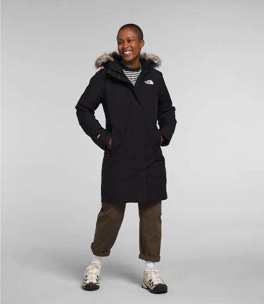 The North Face Arctic Hooded Jacket Carbon Black Women - S