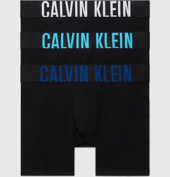 Calvin Klein - Men's Black Boxer Briefs - Intense Power Cotton Boxer Brief 3-Pack - Size M at The Iconic