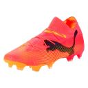 Future 7 Ultimate FG/AG Men's Football Boots in Sunset Glow/Black/Sun Stream, Size 4.5, Textile by Puma