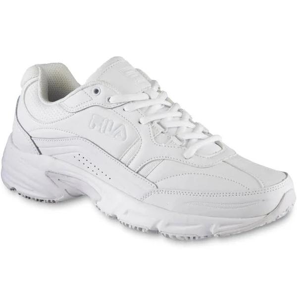 Fila Men's Memory Workshift-m Shoes, White/White/White, 9 M US